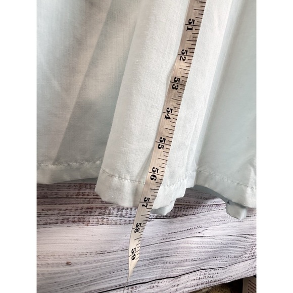 Vintage Cottagecore Dress M Nightgown Robe Embroidered Eyelet Lace Ruffle Ribbon - Picture 4 of 12